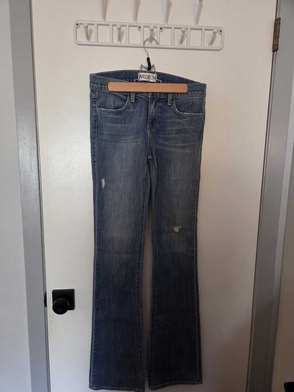 NWT Wildfox The Skye Mid-Rise Classic Bootcut Jeans - Size 26 - Made in USA